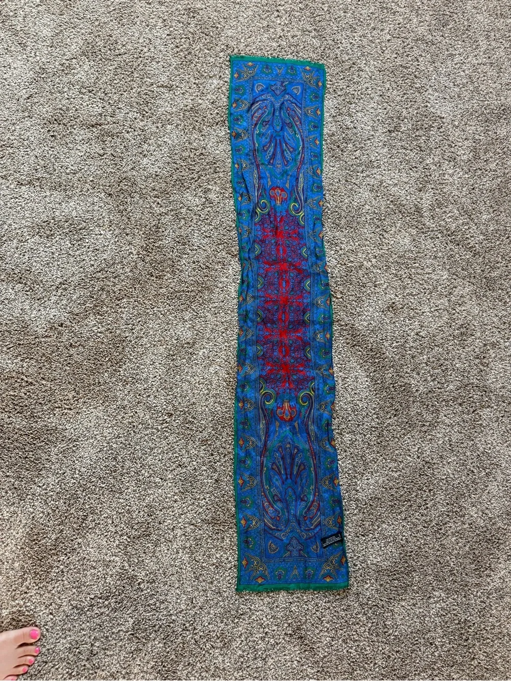 Vintage Oscar De La Renta Silk Scarf